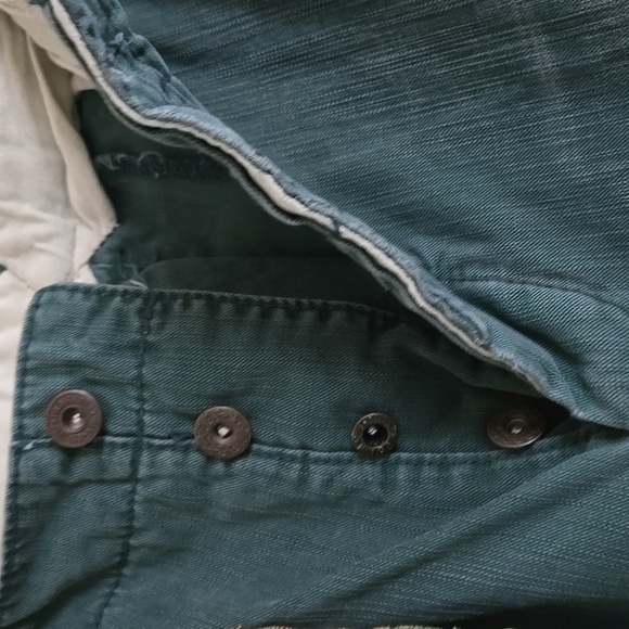 POLO Sportsman Military Green Distress 1967 Patchwork Cargo Jeans NWT - Picture 5 of 16